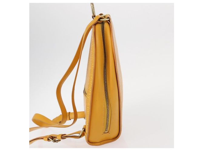 LOUIS VUITTON Epi Mabillon Rucksack Gelb M52239 LV Auth 150563 - Ansicht 4