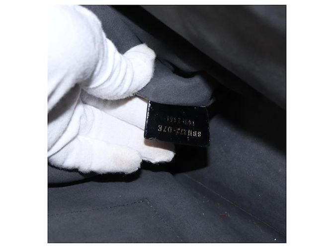 FENDI Trois Jules Borsa a Mano in Pelle 2in1 Grigio Oro Auth ep11480 Marrone D'oro - vista 12