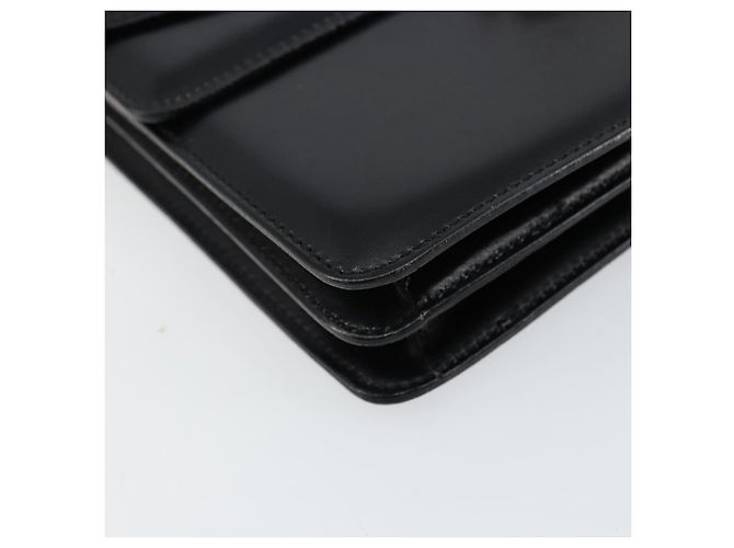 Céline Borsa a mano CELINE in pelle nera argento autentica 151991 Nero - vista 11