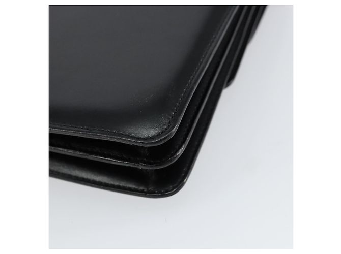 Céline Borsa a mano CELINE in pelle nera argento autentica 151991 Nero - vista 12