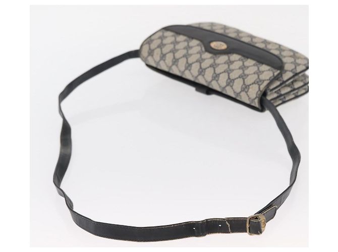 Gucci Borsa a Spalla GG Supreme in PVC Navy Gold 004 106 0024 Auth 152571 D'oro Blu navy - vista 7