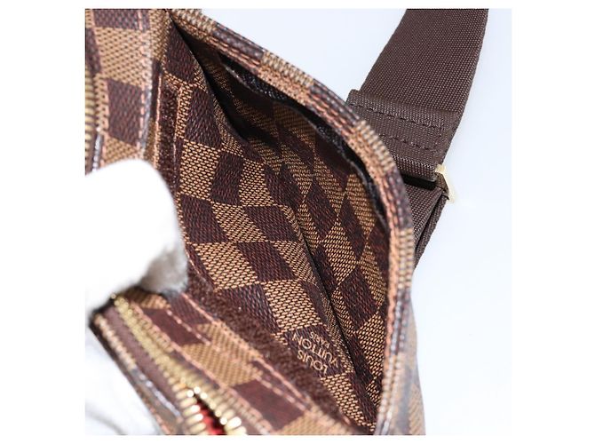LOUIS VUITTON Borsa a Spalla Geronimos Damier Ebene N51994 LV Auth 149581V - vista 21