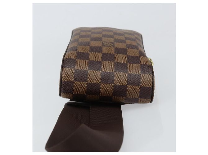 LOUIS VUITTON Borsa a Spalla Geronimos Damier Ebene N51994 LV Auth 149581V - vista 3