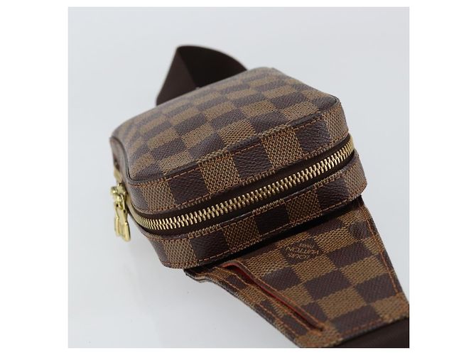 LOUIS VUITTON Borsa a Spalla Geronimos Damier Ebene N51994 LV Auth 149581V - vista 4