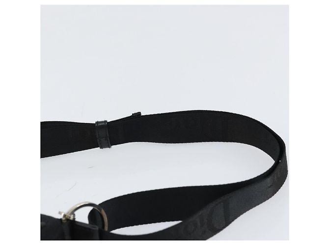 Borsa a Spalla Hardcore Christian Dior in Nylon Argento Nero Auth ep11778 - vista 10