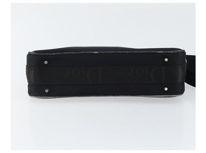 Borsa a Spalla Hardcore Christian Dior in Nylon Argento Nero Auth ep11778 - vista 11