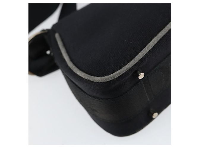 Borsa a Spalla Hardcore Christian Dior in Nylon Argento Nero Auth ep11778 - vista 15