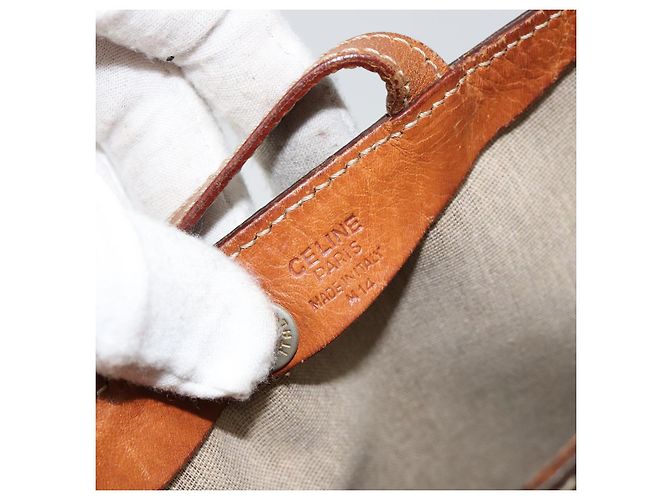 Céline CELINE Macadam Canvas Tote Bag PVC Braun Auth 151961 - Ansicht 15