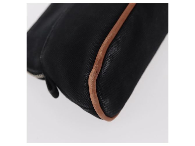 Hermès Pochette Mini Bolide HERMES Mini Pouch Tela Nera Oro Auth BA8465 Nero D'oro - vista 15