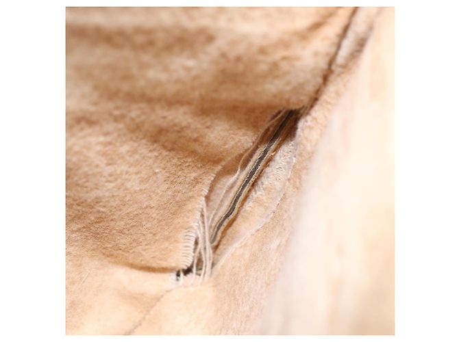 Borsa Gucci GG Supreme Web Sherry Line in PVC Beige Oro Rosso 904 02 026 Auth ka287 D'oro - vista 21