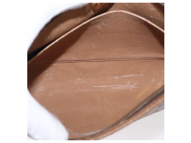 GUCCI GG Plus Supreme Clutch Bag PVC Beige Oro Auth bs31131 D'oro - vista 10