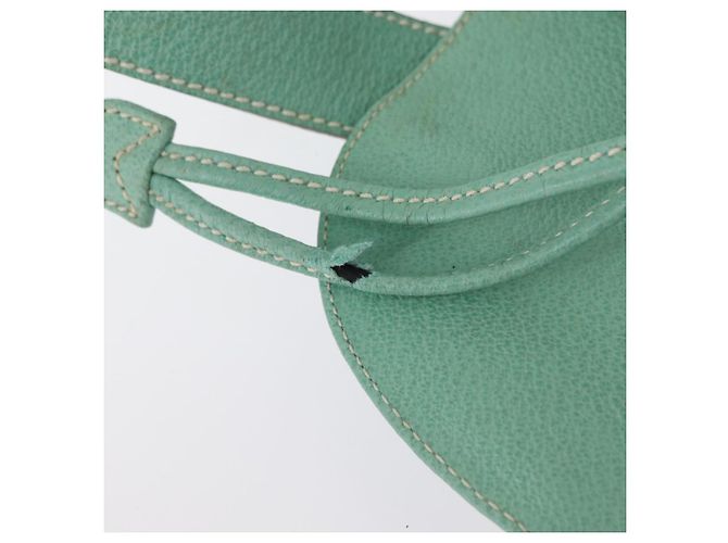Bamboo Zaino in Bambù GUCCI Camoscio Verde Oro 003 2058 0016 Auth gh1191 D'oro - vista 10