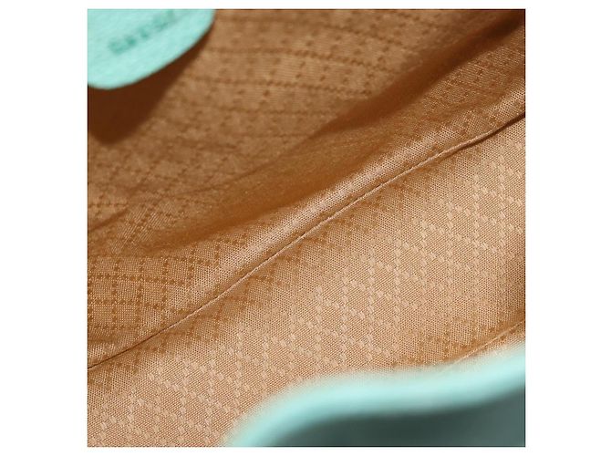 Bamboo Zaino in Bambù GUCCI Camoscio Verde Oro 003 2058 0016 Auth gh1191 D'oro - vista 11