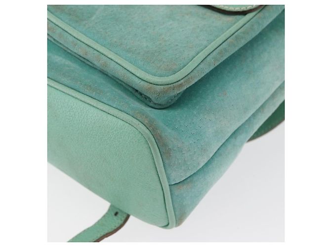 Bamboo Zaino in Bambù GUCCI Camoscio Verde Oro 003 2058 0016 Auth gh1191 D'oro - vista 18