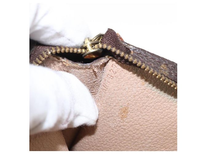 Bucket LOUIS VUITTON Monogramma Secchiello PM Pochette Accessorio LV Auth 148679 - vista 12