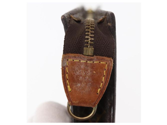 Bucket LOUIS VUITTON Monogramma Secchiello PM Pochette Accessorio LV Auth 148679 - vista 8
