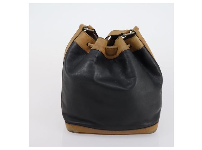 Céline Borsa a Spalla in Pelle CELINE 2 Set Nera Auth 153444 Nero - vista 11
