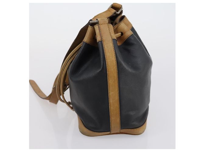Céline Borsa a Spalla in Pelle CELINE 2 Set Nera Auth 153444 Nero - vista 12