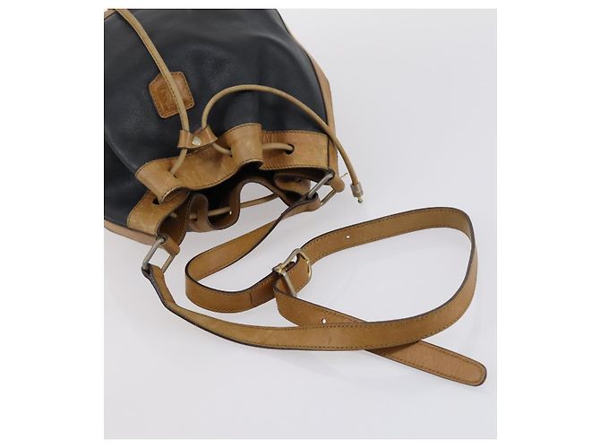 Céline Borsa a Spalla in Pelle CELINE 2 Set Nera Auth 153444 Nero - vista 13