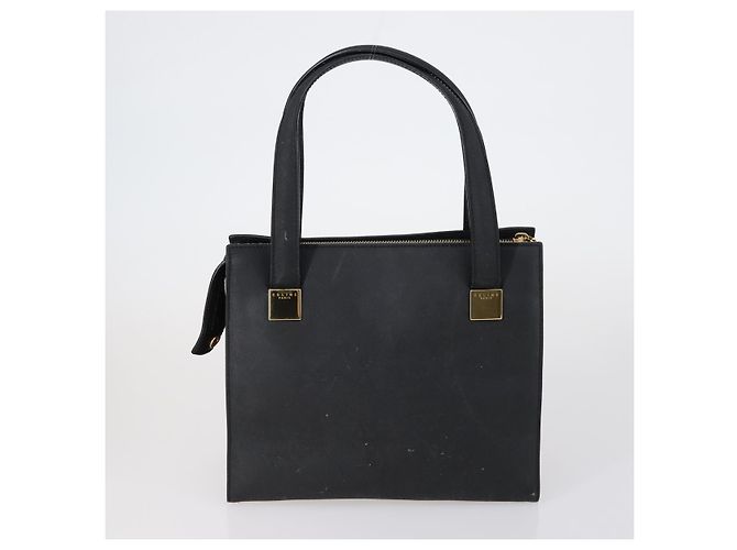 Céline Borsa a Spalla in Pelle CELINE 2 Set Nera Auth 153444 Nero - vista 3