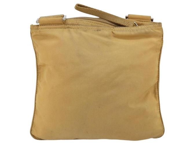Borsa a Spalla PRADA Nylon Beige Argento Autentica 151338 - vista 2
