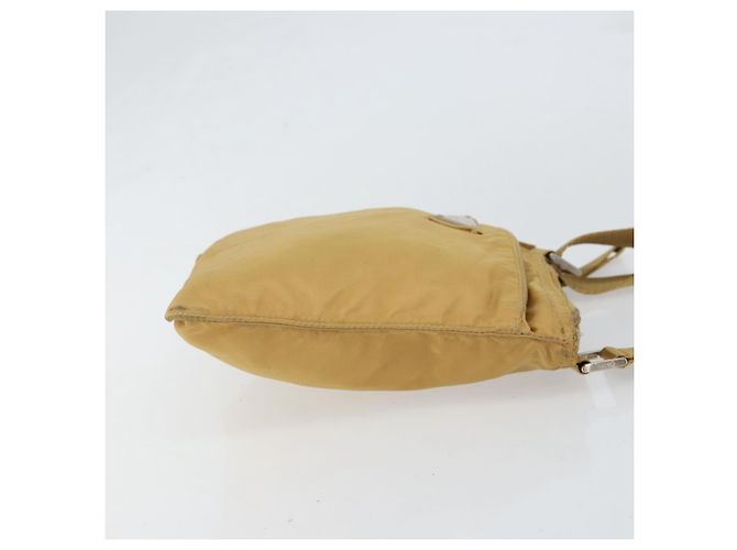 Borsa a Spalla PRADA Nylon Beige Argento Autentica 151338 - vista 3