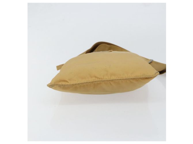 Borsa a Spalla PRADA Nylon Beige Argento Autentica 151338 - vista 5