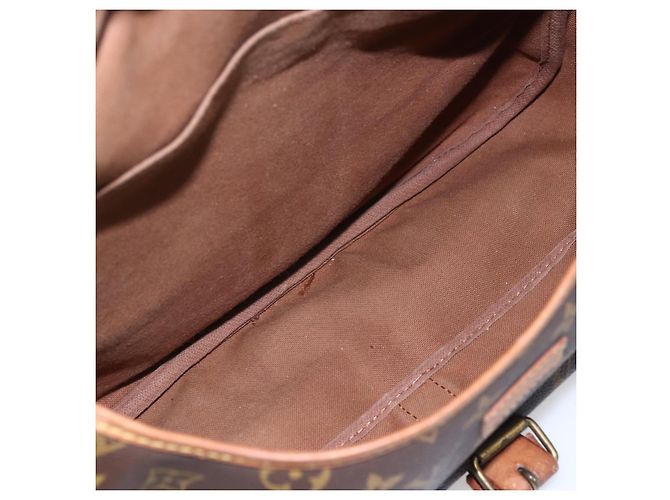LOUIS VUITTON Borsa a Spalla Monogram Saumur 35 M42254 LV Auth ka344 Monogramma - vista 11