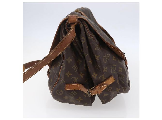 LOUIS VUITTON Borsa a Spalla Monogram Saumur 35 M42254 LV Auth ka344 Monogramma - vista 3