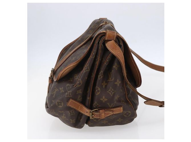 LOUIS VUITTON Borsa a Spalla Monogram Saumur 35 M42254 LV Auth ka344 Monogramma - vista 4