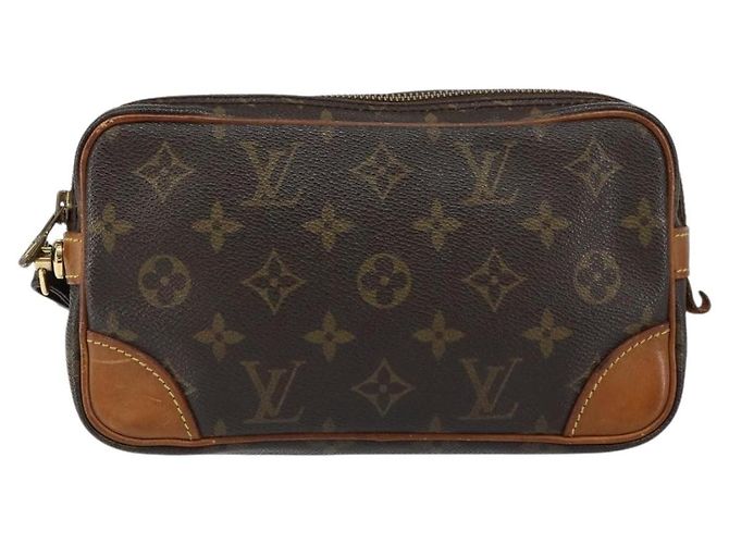 LOUIS VUITTON Clutch Marly Dragonne PM Monogram M51827 LV Auth gh1256 Monogramma - vista 13