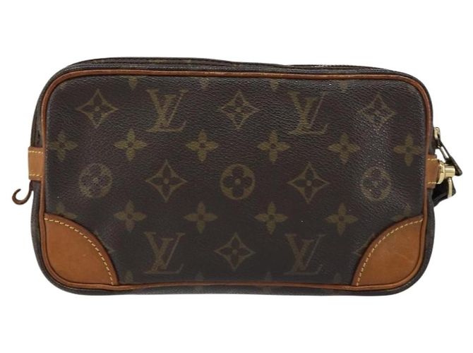 LOUIS VUITTON Clutch Marly Dragonne PM Monogram M51827 LV Auth gh1256 Monogramma - vista 2