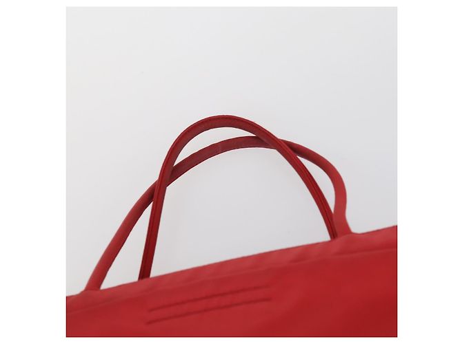 PRADA Borsa a Spalla Nylon Smalto 3 Set Rosso Marrone Nero Auth bs31276 - vista 13