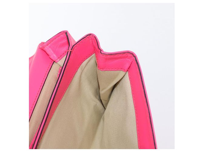 VALENTINO Schultertasche aus Leder mit Nieten und Kette Rosa Gold Auth bs31221 Pink Golden - Ansicht 20