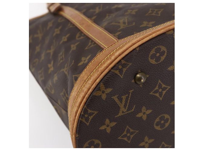 LOUIS VUITTON Borsa a Spalla Monogram Bucket GM M42236 LV Auth 153529 Monogramma - vista 14