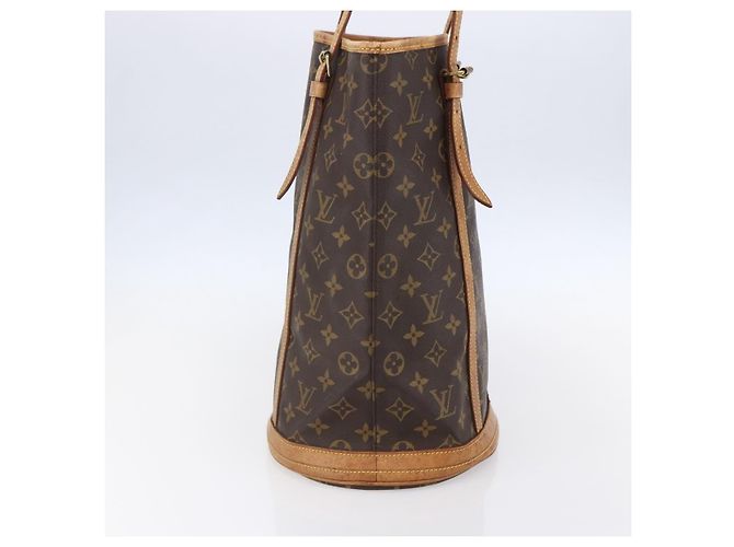 LOUIS VUITTON Borsa a Spalla Monogram Bucket GM M42236 LV Auth 153529 Monogramma - vista 4