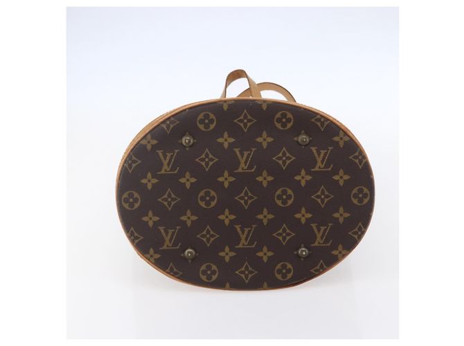 LOUIS VUITTON Borsa a Spalla Monogram Bucket GM M42236 LV Auth 153529 Monogramma - vista 5