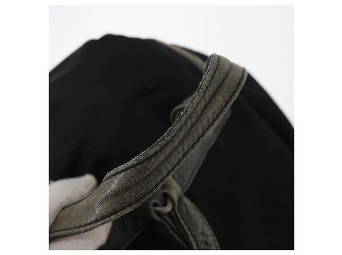 Mochila PRADA em nylon e couro preto prata autêntica 151999 - vista 7