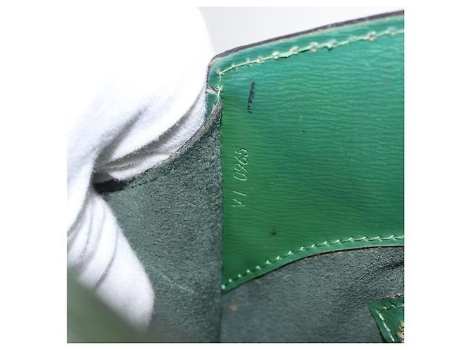 LOUIS VUITTON Borsa a Spalla Epi Cluny Verde M52254 LV Auth BA8326 - vista 12