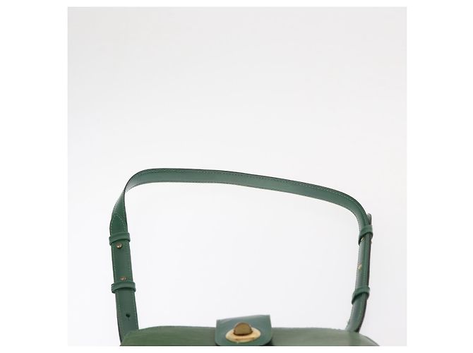 LOUIS VUITTON Borsa a Spalla Epi Cluny Verde M52254 LV Auth BA8326 - vista 14