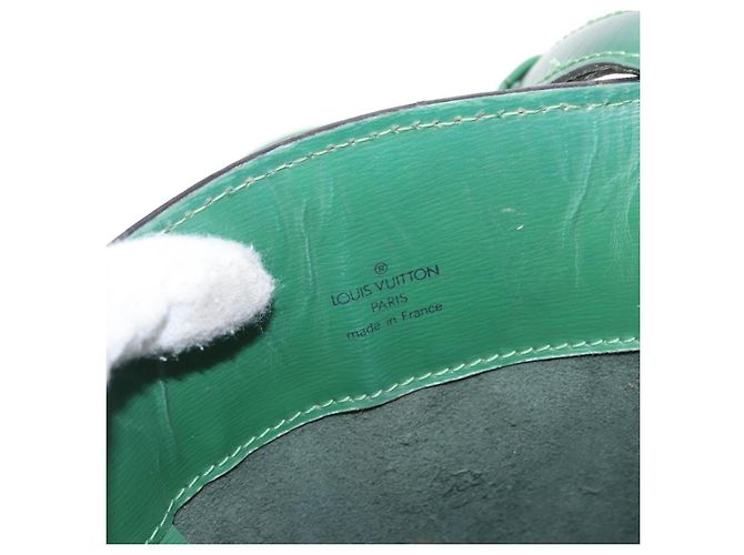 LOUIS VUITTON Borsa a Spalla Epi Cluny Verde M52254 LV Auth BA8326 - vista 19