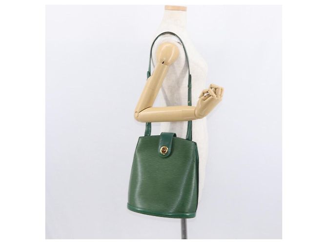 LOUIS VUITTON Borsa a Spalla Epi Cluny Verde M52254 LV Auth BA8326 - vista 23