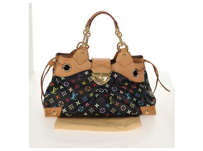 LOUIS VUITTON Monogram Multicolor Ursula Tote Bag Schwarz M40124 LV Auth ka367AV - Ansicht 12