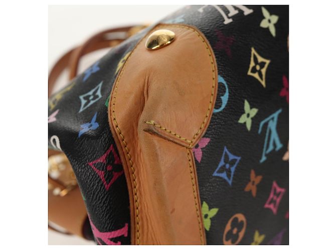 LOUIS VUITTON Monogram Multicolor Ursula Tote Bag Schwarz M40124 LV Auth ka367AV - Ansicht 16