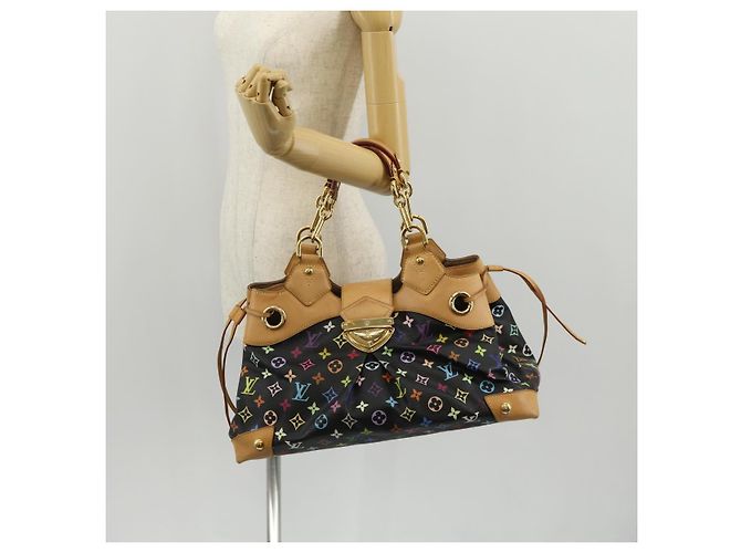 LOUIS VUITTON Monogram Multicolor Ursula Tote Bag Schwarz M40124 LV Auth ka367AV - Ansicht 27
