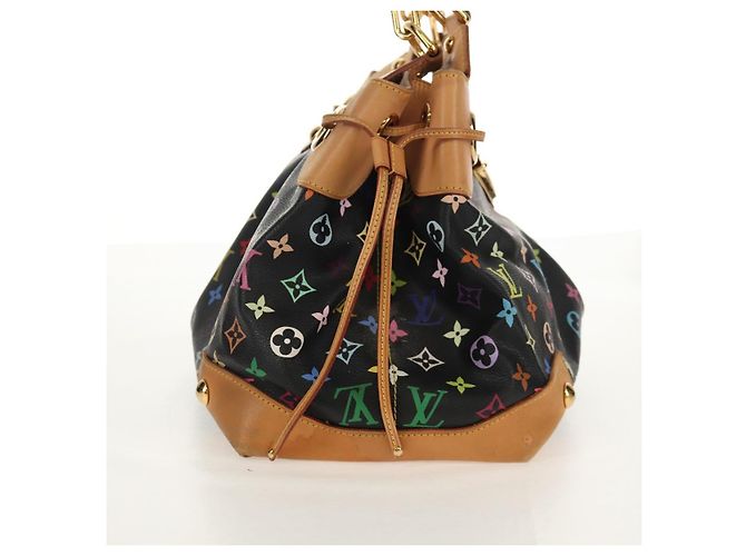 LOUIS VUITTON Monogram Multicolor Ursula Tote Bag Schwarz M40124 LV Auth ka367AV - Ansicht 4