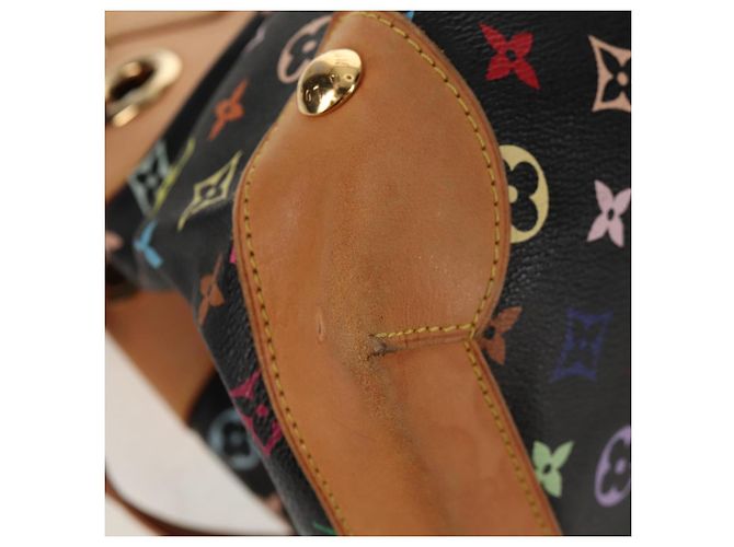 LOUIS VUITTON Monogram Multicolor Ursula Tote Bag Schwarz M40124 LV Auth ka367AV - Ansicht 8