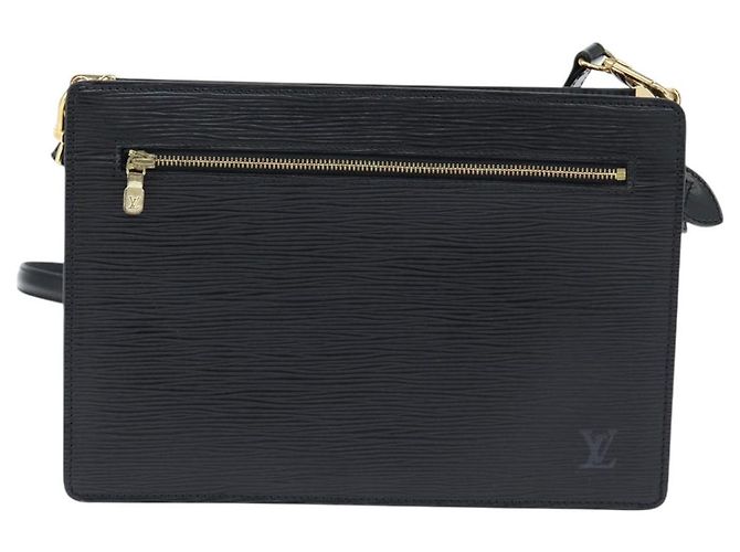 LOUIS VUITTON Epi Angian Shoulder Bag 2way Black M52112 LV Auth 147253 - view 13