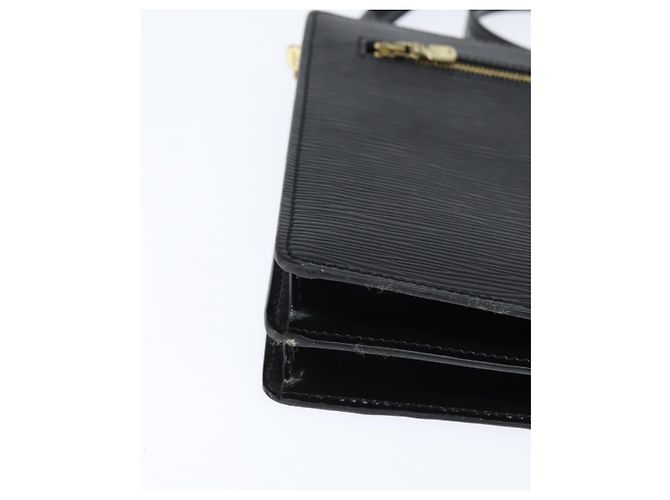 LOUIS VUITTON Epi Angian Shoulder Bag 2way Black M52112 LV Auth 147253 - view 14