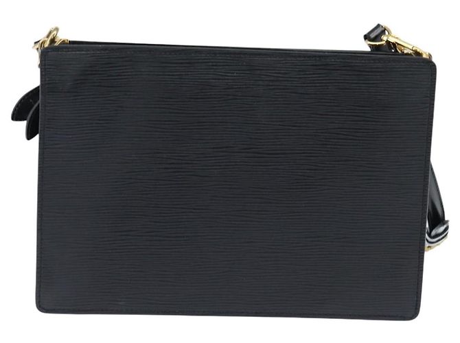 LOUIS VUITTON Epi Angian Shoulder Bag 2way Black M52112 LV Auth 147253 - view 2